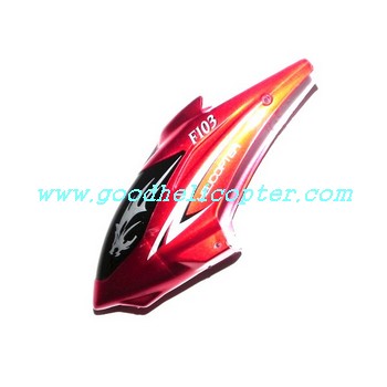 dfd-f103-f103a-f103b helicopter parts head cover (red color)